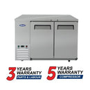 Atosa MBB48GR 48″ Double Solid Door Stainless Steel Back Bar Cooler