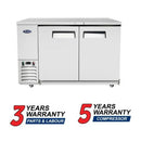 Atosa MBB59GR 59″ Double Solid Door Stainless Steel Back Bar Cooler