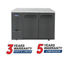 Atosa SBB48GRAUS2 48" Double Solid Door Shallow Depth Back Bar Cooler