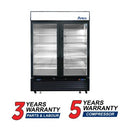 Atosa MCF8721ES Double Door 54" Wide Display Freezer