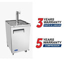 Atosa MKC23GR 23″ Stainless Steel Direct Draw Keg Cooler/Beer Dispenser Refrigerator