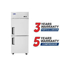 Atosa MBF8007GR 28" Top Mount Double Door Reach-In Freezer- Right-hand Hinge