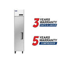 Atosa MBF15RSGRL 17" Top Mount Solid Left Door Reach-In Refrigerator