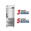 Atosa MBF8022GR 29" Wide Single Top Door with Double Bottom Drawer Refrigerator