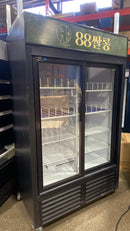 CPO QBD Double Sliding Door 48" Wide Display Refrigerator