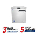 Atosa MGF8401GRL Single Left Hinged Door 28" Undercounter Refrigerated Work Table