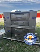 CPO Bakers Pride D-125 Natural Gas Double Deck Pizza Oven