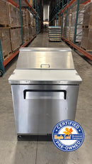 CPO Sub-equip CSSU-29 Single Door 29" Refrigerated Sandwich Prep Table- Mint Condition
