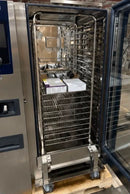 Mint Condition Rational Icombi Pro LM100GG 20 Full Size Pan Natural Gas Combi Oven Extra roll in rack included