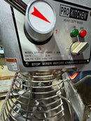 CPO Pro Kitchen 30Qt Capacity Planetary Stand Mixer - 120V (Only One Hook Included,Flat Beater)