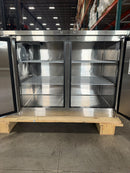 Brand New Scratch And Dent Atosa MBB59GR 59″ Double Solid Door Stainless Steel Back Bar Cooler