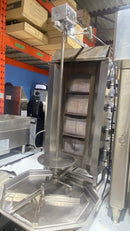 CPO Ozti GD4 Natural Gas 4 Burner Shawarma Doner/Gyro Broiler