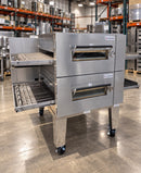 2021 Lincoln 3240 Double Stack Natural Gas Conveyor Pizza Oven
