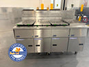 Pitco SSH55 Supreme Natural Gas Open Fryer With Pitco SSHBNB55 Filtration System