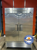 CPO True T-49-HC Double Solid Door 54" Wide Stainless Steel Refrigerator