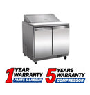 North-Air NA-S36 Double Door 36" Refrigerated Sandwich Prep Table
