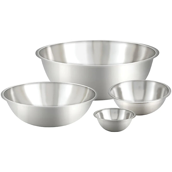 Winco Stainless Steel Economy Mixing Bowl - Various Sizes