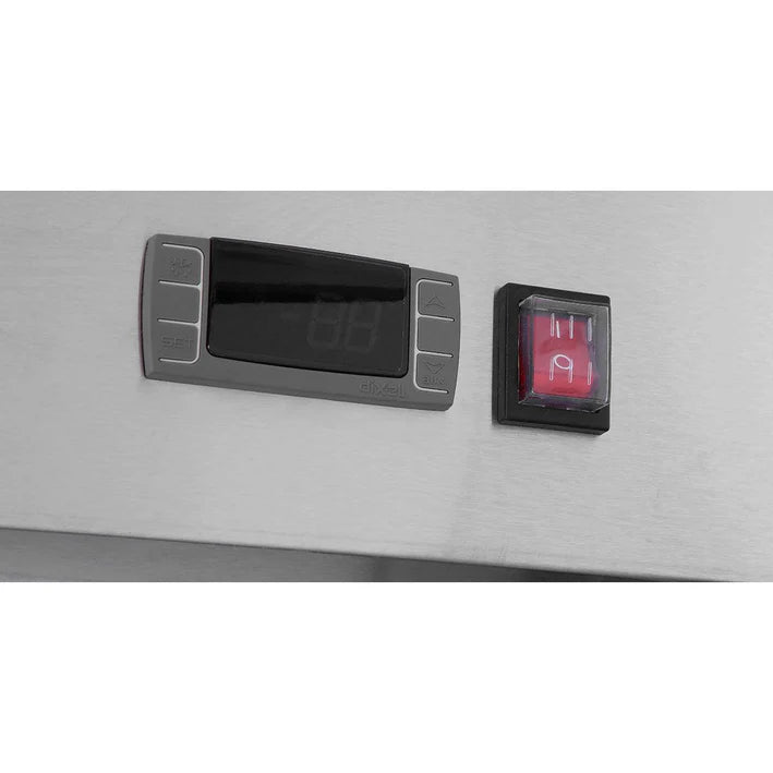 Atosa MBF8505GRL Bottom Mount 27" Single Solid Left Hinged Door Stainless Steel Refrigerator