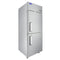 Atosa MBF8010GR 28" Top Mount Solid Half 2-Door Reach-In Refrigerator -Right Hinged