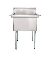 Stainless Steel Single Compartment Sink - Various Configurations