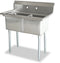 Stainless Steel Double Compartment Sink - Various Configurations