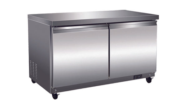 North Air Undercounter or Work Top 60" Stainless Steel Refrigerator