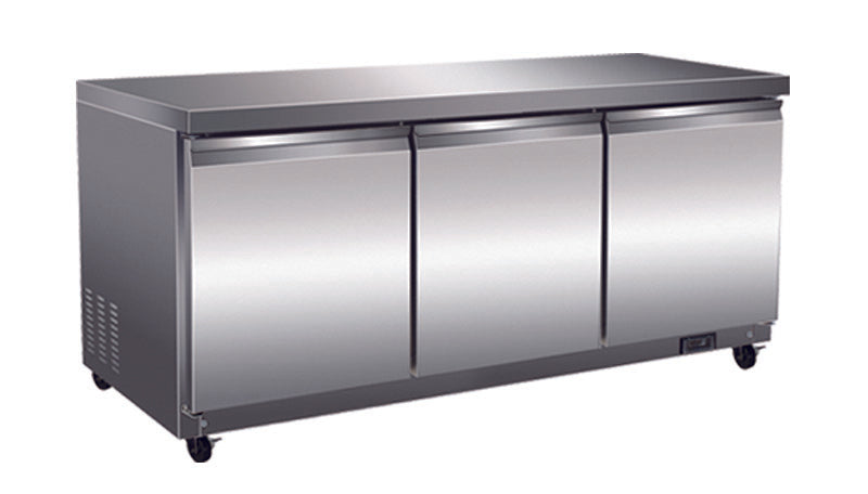 North Air NA-UC72 72" Triple Door Undercounter or Worktop Refrigerator