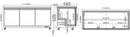 North Air NA-UC72 72" Triple Door Undercounter or Worktop Refrigerator