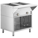 Maple Leaf EST-2SW-CB Electric 2 Well Steam Table - 120V, Enclosed Cabinet