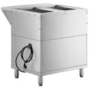 Maple Leaf EST-2SW-CB Electric 2 Well Steam Table - 120V, Enclosed Cabinet