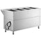 Maple Leaf EST-4SW-CB Electric 4 Well Steam Table - 208-240V, ENCLOSED CABINET