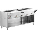 Maple Leaf EST-5SW-CB Electric 5 Well Steam Table - 208-240V, ENCLOSED CABINET