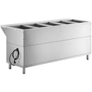 Maple Leaf EST-5SW-CB Electric 5 Well Steam Table - 208-240V, ENCLOSED CABINET