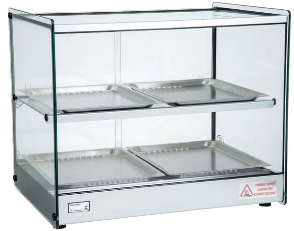 CELCOOK ERATO Line 22" Wide Heated Display Case (4 Tray Capacity)