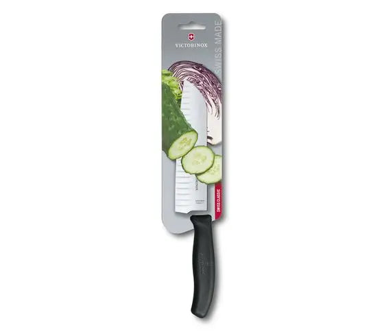 Swiss Classic fluted edge Santoku Knife