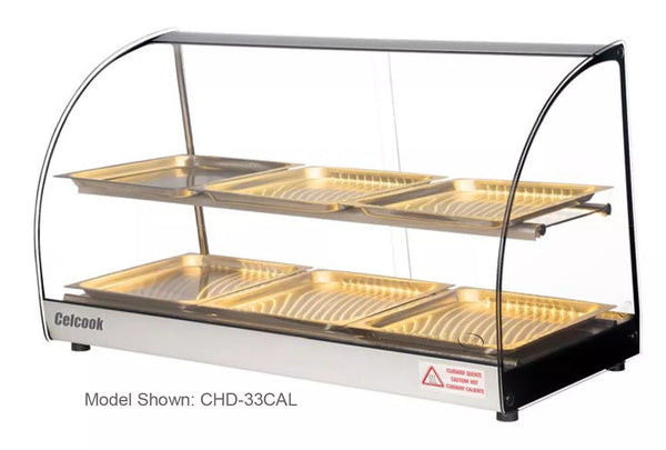 CELCOOK Caliope Line 33" Heated Display Case