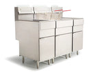 Blue Flame GF-90 Natural Gas 40lbs Fryer - 90,000 BTU