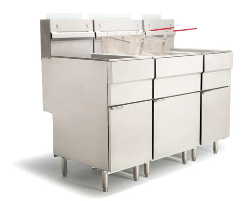 Blue Flame GF-90 Natural Gas 40lbs Fryer - 90,000 BTU