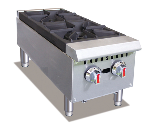 Blue Flame GHP-2 Natural Gas/Propane 2 Burner Hot Plate - 30,000 BTUs Per Burner
