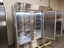 Windchill Pro MLF72-S Stainless Steel Triple Solid Door 82" Wide Reach-in Freezer