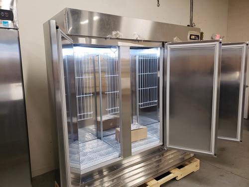 Windchill Pro MLF72-S Stainless Steel Triple Solid Door 82" Wide Reach-in Freezer