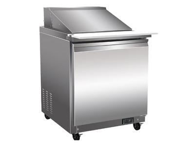 North-Air NA-S29M Single Door 29" Refrigerated Mega Top Sandwich Prep Table