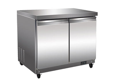 North-Air Undercounter or Worktop 36" Double Door Freezer