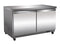 North-Air NA-UC60F 60" Double Door Undercounter or Worktop Freezer