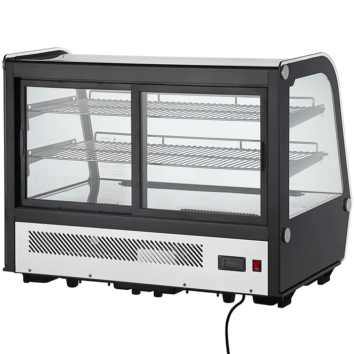 Nordic Air NCCP-36 Counter Top 35" Curved Glass Refrigerated Pastry Display Case