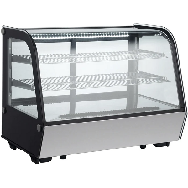 Nordic Air Counter Top 35" Curved Glass Refrigerated Pastry Display Case