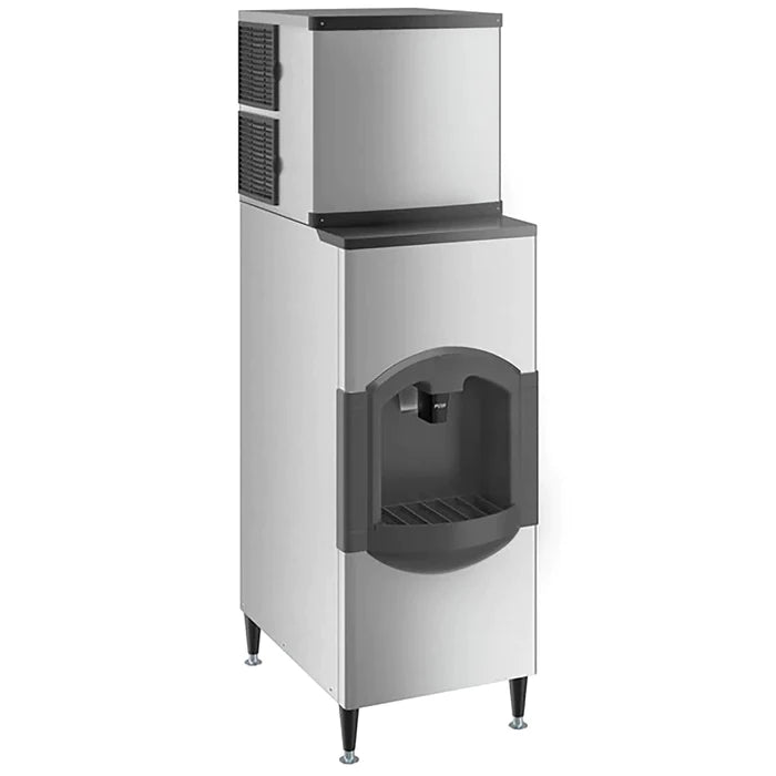 Nordic Air NIM-350CH Ice Machine & Dispenser, Cube Shaped Ice - 350LB/24HRS, 110LBS Storage