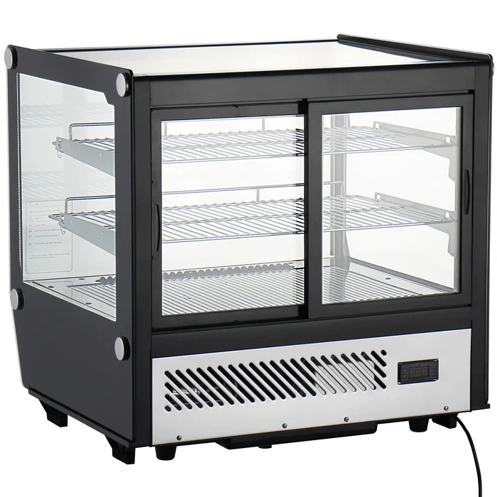 Nordic Air NSCP-27 Counter Top 28" Square Glass Refrigerated Pastry Display Case