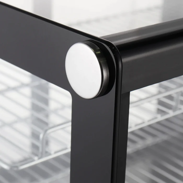 Nordic Air NSCP-27 Counter Top 28" Square Glass Refrigerated Pastry Display Case