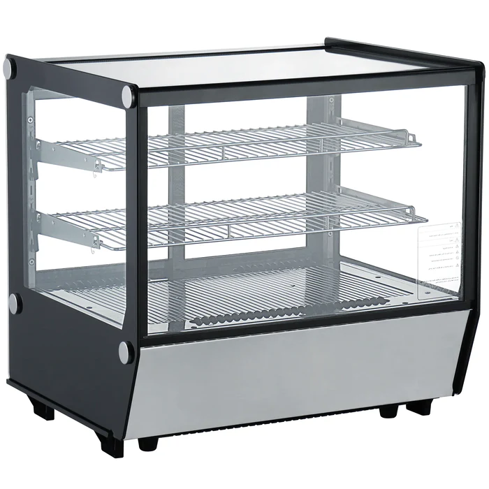 Nordic Air NSCP-27 Counter Top 28" Square Glass Refrigerated Pastry Display Case